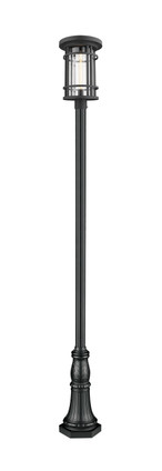 Z-Lite - 570PHXL-518P-BK - One Light Outdoor Post Mounted Fixture - Jordan - Black