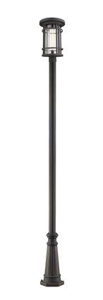 Z-Lite - 570PHXL-519P-ORB - One Light Outdoor Post Mounted Fixture - Jordan - Oil Rubbed Bronze