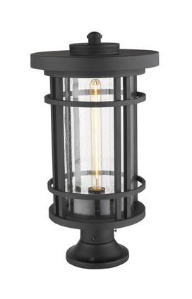 Jordan One Light Outdoor Pier Mounted Fixture (570PHXL-553PM-BK)