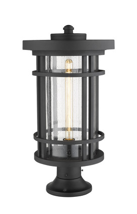 Jordan One Light Outdoor Pier Mounted Fixture (570PHXL-553PM-BK)