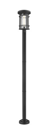 Z-Lite - 570PHXL-567P-BK - One Light Outdoor Post Mounted Fixture - Jordan - Black