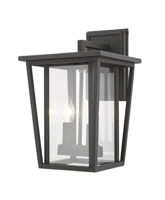 Z-Lite - 571M-ORB - Two Light Outdoor Wall Sconce - Seoul - Oil Rubbed Bronze