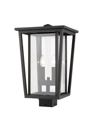 Seoul Two Light Outdoor Post Mount Fixture (571PHBS-ORB)