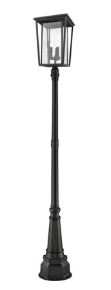 Z-Lite - 571PHXLR-564P-BK - Three Light Outdoor Post Mounted Fixture - Seoul - Black