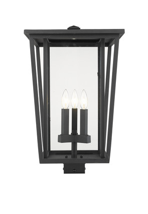Z-Lite - 571PHXLS-BK - Three Light Outdoor Post Mount Fixture - Seoul - Black