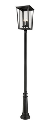 Z-Lite - 571PHXXLR-511P-BK - Four Light Outdoor Post Mounted Fixture - Seoul - Black