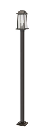 Millworks Two Light Outdoor Post Mounted Fixture (574PHMS-536P-ORB)