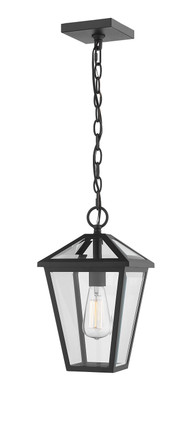 Z-Lite - 579CHM-BK - One Light Outdoor Chain Mount Ceiling Fixture - Talbot - Black