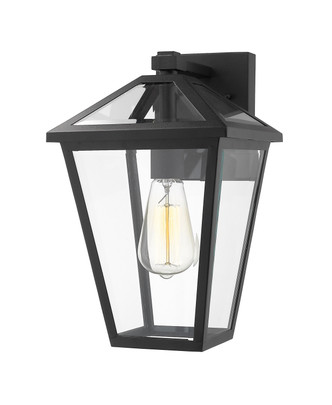 Z-Lite - 579M-BK - One Light Outdoor Wall Light - Talbot - Black