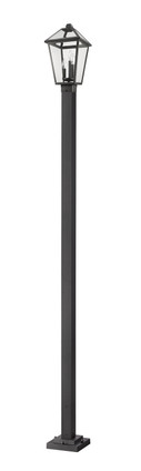 Talbot Three Light Outdoor Post Mounted Fixture (579PHBS-536P-BK)
