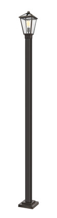 Z-Lite - 579PHMS-536P-ORB - One Light Outdoor Post Mounted Fixture - Talbot - Oil Rubbed Bronze