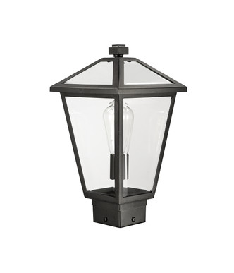 Talbot One Light Outdoor Post Mount Fixture (579PHMS-BK)