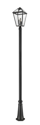 Z-Lite - 579PHXLR-519P-BK - Three Light Outdoor Post Mounted Fixture - Talbot - Black