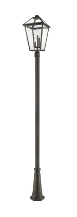 Talbot Three Light Outdoor Post Mounted Fixture (579PHXLR-519P-ORB)