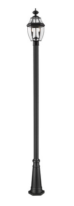 Z-Lite - 580PHM-519P-BK - Two Light Outdoor Post Mounted Fixture - Westover - Black