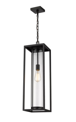Z-Lite - 584CHB-BK - One Light Outdoor Chain Mount Ceiling Fixture - Dunbroch - Black