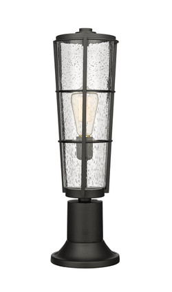 Z-Lite - 591PHB-553PM-BK - One Light Outdoor Pier Mounted Fixture - Helix - Black