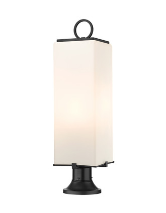 Z-Lite - 593PHBR-553PM-BK - Three Light Outdoor Pier Mounted Fixture - Sana - Black