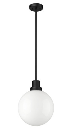 Laurent One Light Outdoor Pendant (597P12-BK)