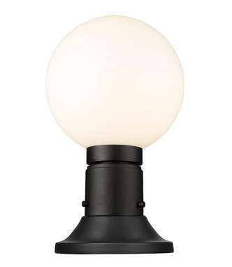 Laurent One Light Outdoor Pier Mounted Fixture (597PHM-553PM-BK)