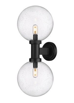 Z-Lite - 599B2-BK - Two Light Outdoor Wall Sconce - Laurent - Black