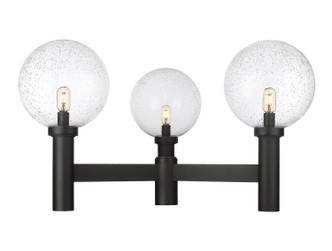 Laurent Three Light Outdoor Post Mount Fixture (599BP3-BK)