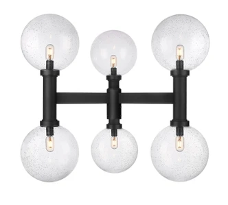 Laurent Six Light Outdoor Post Mount Fixture (599BP6-BK)
