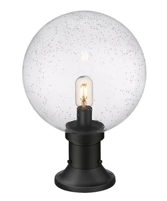 Laurent One Light Outdoor Pier Mounted Fixture (599PHB-553PM-BK)
