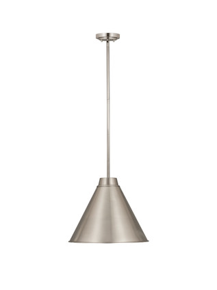Eaton One Light Pendant (6011P18-BN)
