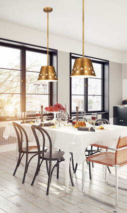 Katie One Light Pendant (6014-12RB)