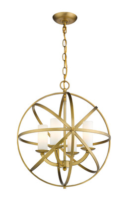Aranya Four Light Chandelier (6017-4S-HB)