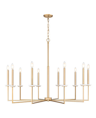 Z-Lite - 6100-10MGLD - Ten Light Chandelier - Gaultier - Modern Gold