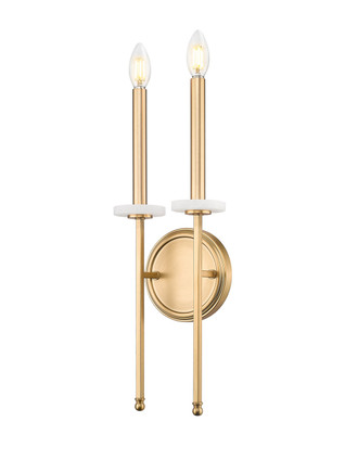 Z-Lite - 6100-2S-MGLD - Two Light Wall Sconce - Gaultier - Modern Gold