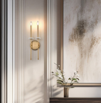 Gaultier Two Light Wall Sconce (6100-2S-MGLD)