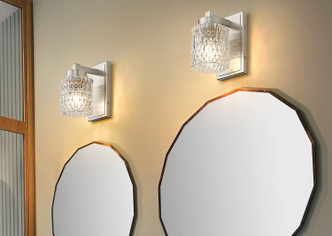 Jacqueline One Light Wall Sconce (6101-1S-BN)
