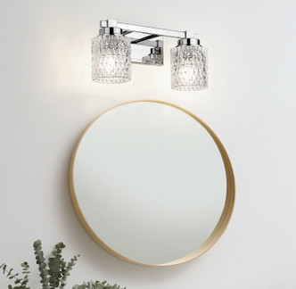 Jacqueline Two Light Vanity (6101-2V-CH)