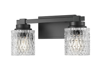 Z-Lite - 6101-2V-MB - Two Light Vanity - Jacqueline - Matte Black