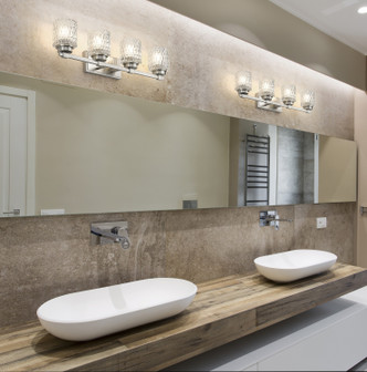 Jacqueline Four Light Vanity (6101-4V-BN)