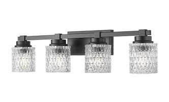 Z-Lite - 6101-4V-MB - Four Light Vanity - Jacqueline - Matte Black