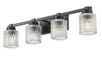 Jacqueline Four Light Vanity (6101-4V-MB)
