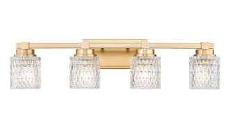 Jacqueline Four Light Vanity (6101-4V-MGLD)