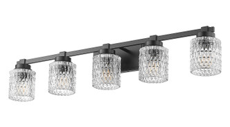 Jacqueline Five Light Vanity (6101-5V-MB)