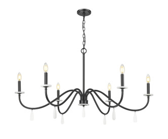 Toussant Six Light Chandelier (6103-45MB)