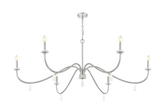Toussant Six Light Chandelier (6103-63BN)