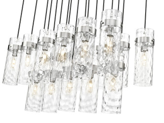 Fontaine 17 Light Linear Chandelier (7002P5-17L-BN)