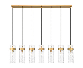 Fontaine Seven Light Linear Chandelier (7002P5-7L-RB)
