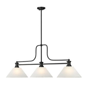 Melange Three Light Billiard (725-3MB-AWL14)