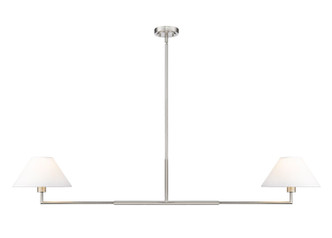 Z-Lite - 744-62L-BN - Two Light Chandelier - Leila - Brushed Nickel