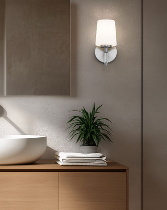 Henri One Light Vanity (7700-1V-BN)