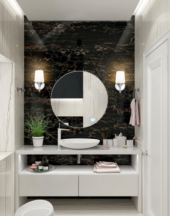 Henri One Light Vanity (7700-1V-CH)